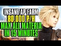 Final Fantasy VII Rebirth NEW INSANE AP FARM OVER 80,000 PER HOUR