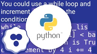 Incrementing a for loop, inside the loop