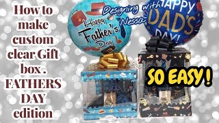How to make custom gift boxes. || #fathersday 2026