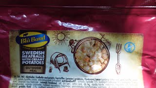 Blå Band MRE Swedish Meatballs with Creamy Potatoes - Vomitfest or tasty dinner?