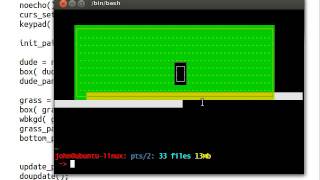 Python [curses] 11 Window Background
