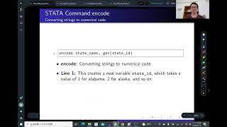 STATA Class 3-7: decode/encode