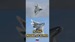 Sukhoi Su-57 Fighter -Power Of Russia / Russian Power Weapons #su57#shorts#russia#putin#power#viral