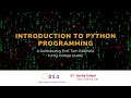 Data Science Summer School 2022 | Introduction to Python Programming