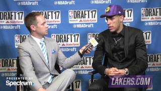 Lonzo Ball Post Draft Interview | 2017 NBA Draft