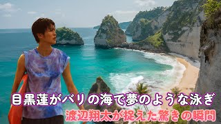 目黒蓮がバリの海で夢のような泳ぎ！渡辺翔太が捉えた驚きの瞬間