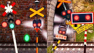 【踏切アニメ】怪奇トンネルの謎に迫るふみきりカンカン😂😂😂The Railroad Crossing Investigating the Mystery of the Haunted Tunnel