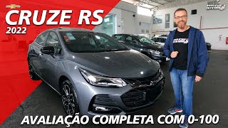 NOVO CHEVROLET CRUZE RS 2022 - Avaliação Completa com Teste de 0-100