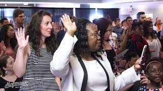 New US citizens sworn in at 2019 NY State Fair