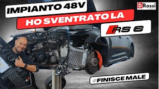 AUDI 48V SYSTEM PROBLEMS AND OPERATION ON RS6 LET'S DISCOVER THE BAS (belted alternator starter)