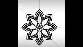 만다라 그리기 mandala drawing 4탄 #만다라 #그림 #힐링