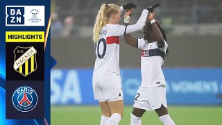 HIGHLIGHTS | BK Häcken vs. Paris Saint-Germain - UEFA Women's Champions League 2023-24 (Français)