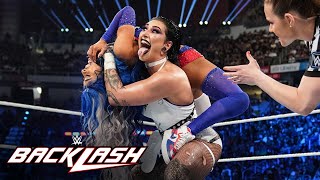 Rhea Ripley vs. Zelina Vega - SmackDown Women's Championship Match: WWE Backlash 2023 highlights