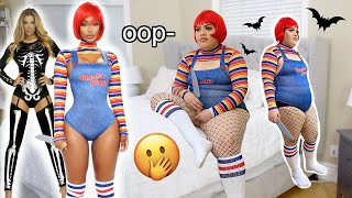 Trying on Halloween Costumes..*A MESS*