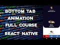 Bottom tab bar animation on react native | React Native Ui Animations