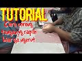 tutorial cara jahit corong tangan yg mudah dan rapih