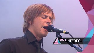 Interpol - C'mere Live at Glastonbury 2005 HD
