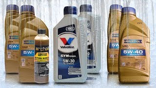 New engine oil vs Used engine oil Cold test -30°C