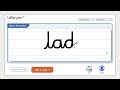 how to create a letter join word bank