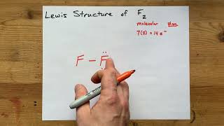 Lewis Structure of F2