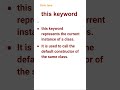 this Keyword (25) #corejava