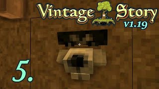 Bearly Harassed All Night - Let's Play Vintage Story 1.19 Part 5