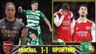 ARSENAL 1-1 SPORTING GUNNERS OUT ON PEN ARTETA DESERVES THE SACK AFTER THIS EMBARRASSMENT!!!