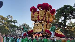 2024 【讃岐豊浜ちょうさ祭り】 本村克己太鼓 一の宮 差し上げ