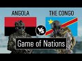 The Congo vs Angola military power comparison (military comparison)