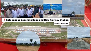 Kotegangur New Railway Station and Coaching Depo Latest Updates | Developmental project Shivamogga