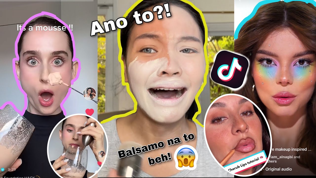 I TRIED COPYING 2022 VIRAL TIKTOK MAKEUPHACKS! - YouTube