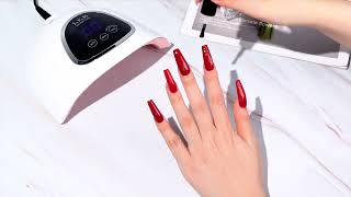 LKE Gel Nail Polish Kit with 72W UV LED Nail Lamp