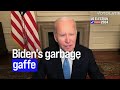 Biden goes off script — again — with Trump supporters 'garbage' gaffe | TVNZ Breakfast