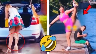 Funny Fails 🤣 Try not to Laugh #144 | Instant Regret Fails Compilation 2024