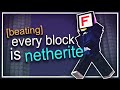 Beating Minecraft, But Every Block is Netherite