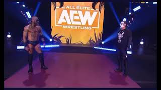 Sting Malachi Black face to face… #aew #aewrampage #wwe