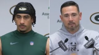 Jordan Love \u0026 Matt LaFleur answer media after Packers beat Saints 31-0 to advance to playoff round