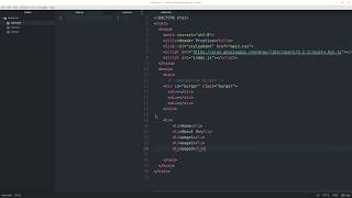 Navigation Menu Burger | HTML, CSS, JS