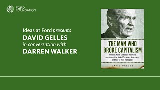 EVENT: David Gelles and Darren Walker on “The Man Who Broke Capitalism: