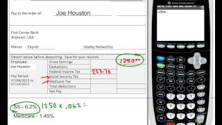 Calculating Net Pay with Deductions