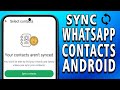 How to Sync WhatsApp Contacts on Android