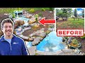 HOW He Built This Pond In 4 MONTHS. | ONE MAN Pond Build!