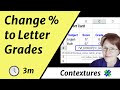 Convert Percentages to Letter Grades With Excel VLOOKUP Convert Percentages to Letter Grades With Excel VLOOKUP