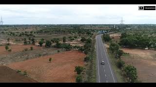 Kamuthi  to Aruppukottai road Aerial view