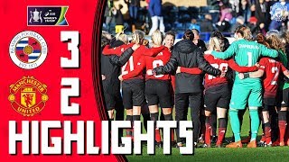 Highlights | Reading Women 3-2 Manchester United Women (AET) | FA Women's Cup