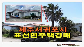 제주 서귀포시 표선면 세화리 대지 318평 주택 경매