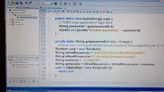 generator password java netbeans