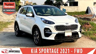 Kia Sportage FWD 2021 Review | Price in Pakistan | Specs \u0026 Features | Walk around | FWD vs AWD