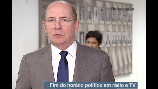 #falasenador: Paulo Bauer defende fim do horário politico em rádio e TV