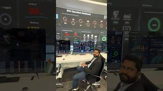 Cyber Security operations dashboard at Dubai Export city COP28 #Dubai #cybersecurity #technology